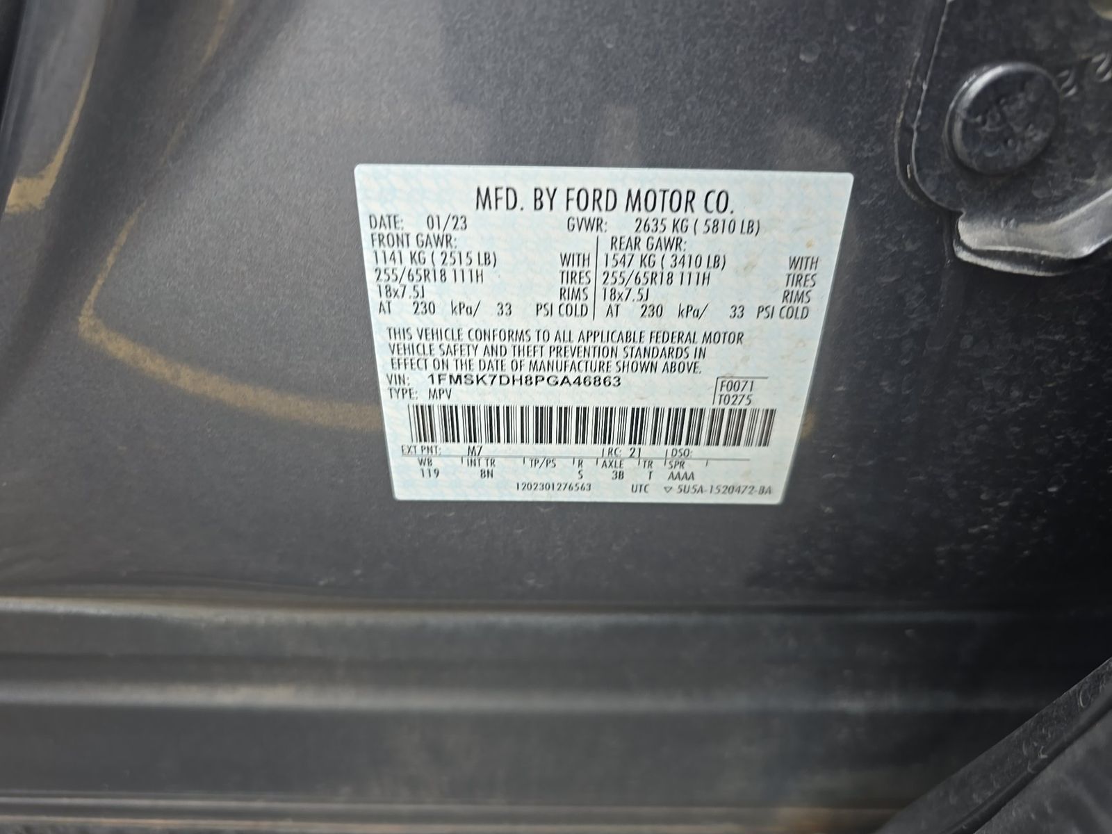 2023 Ford Explorer XLT RWD