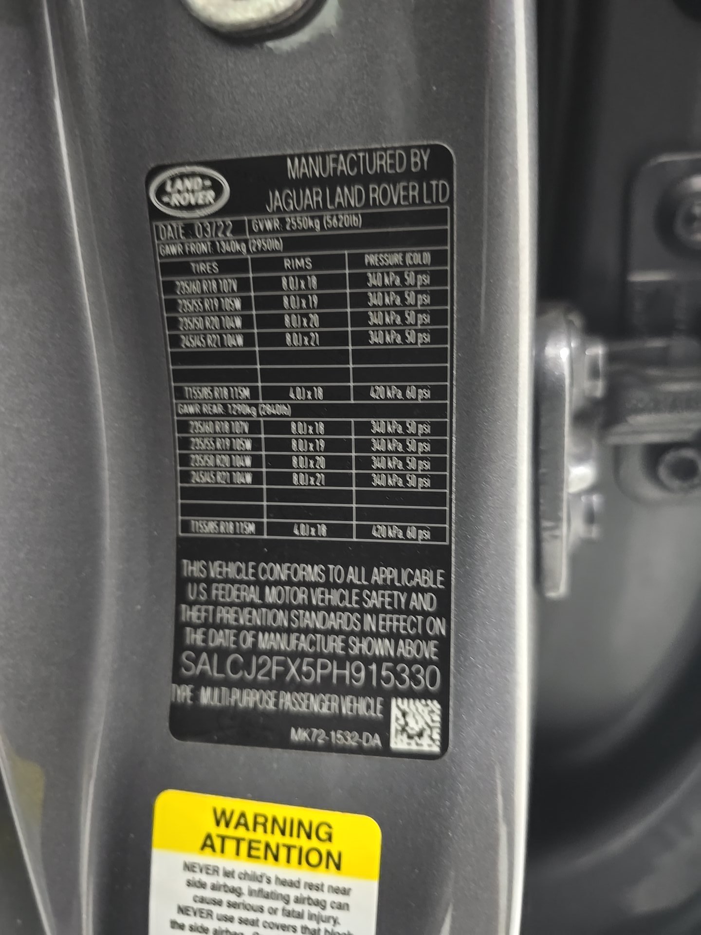 2023 Land Rover Discovery Sport S AWD