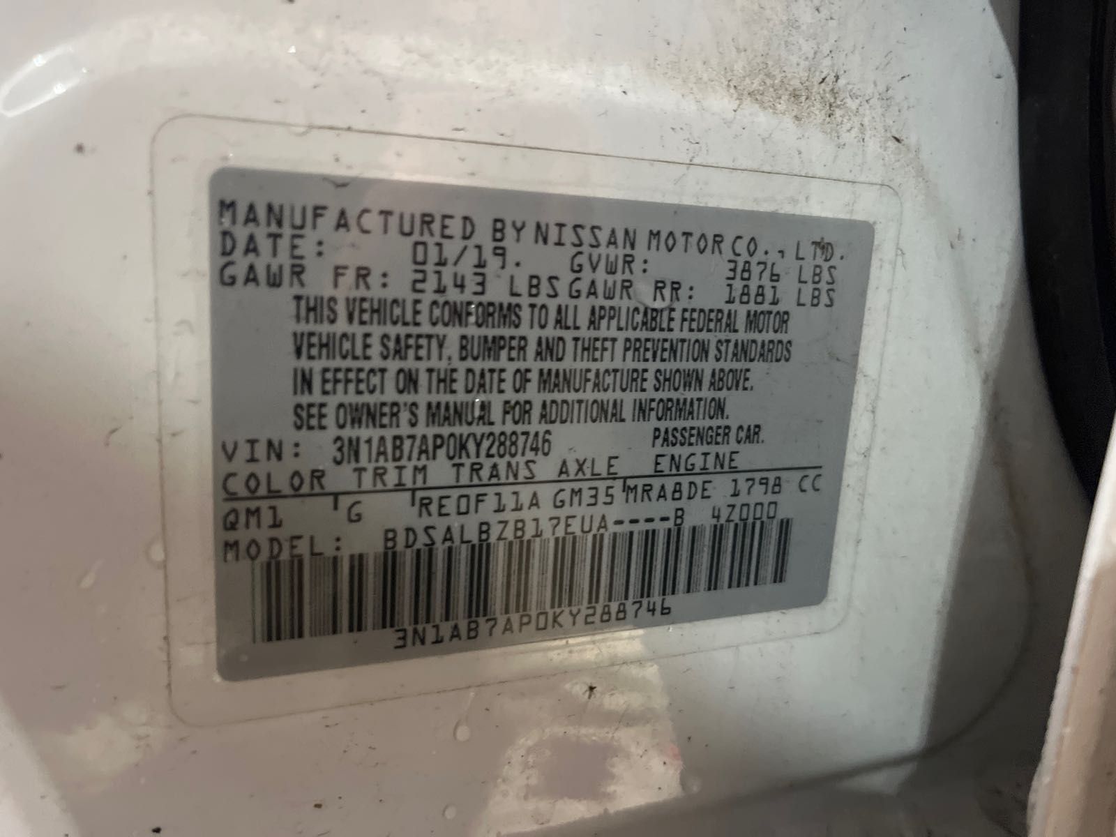 NISSAN SENTRA - 6