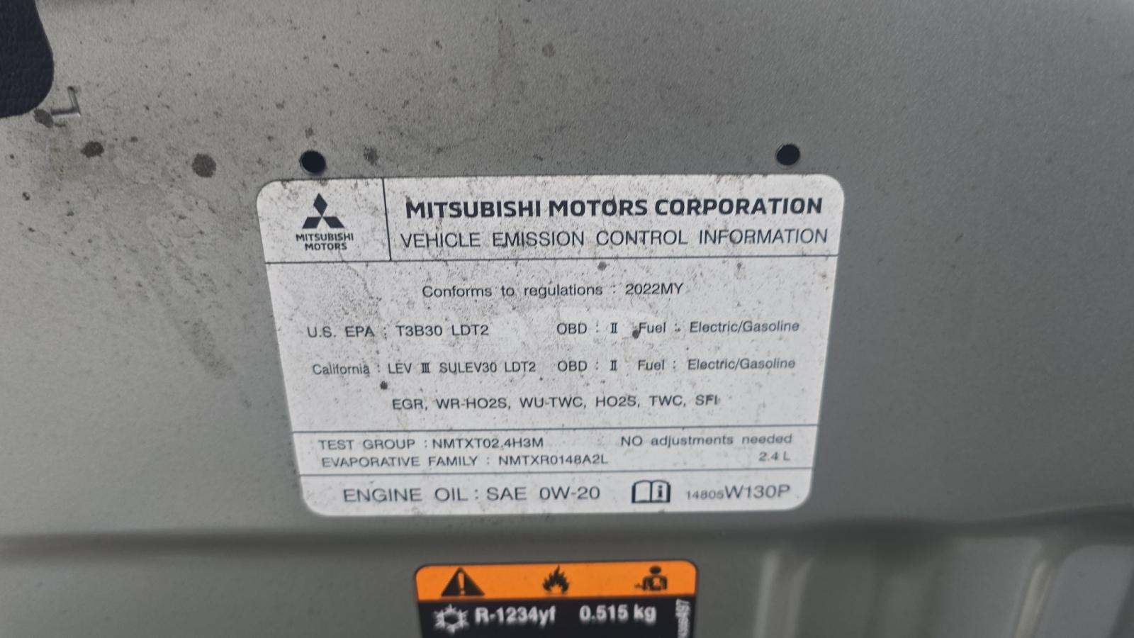 2022 Mitsubishi Outlander PHEV SEL AWD