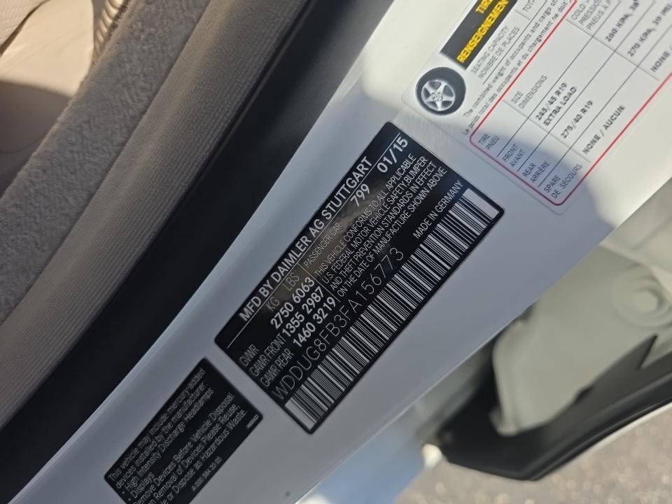 2015 Mercedes-Benz S-Class S 550 AWD