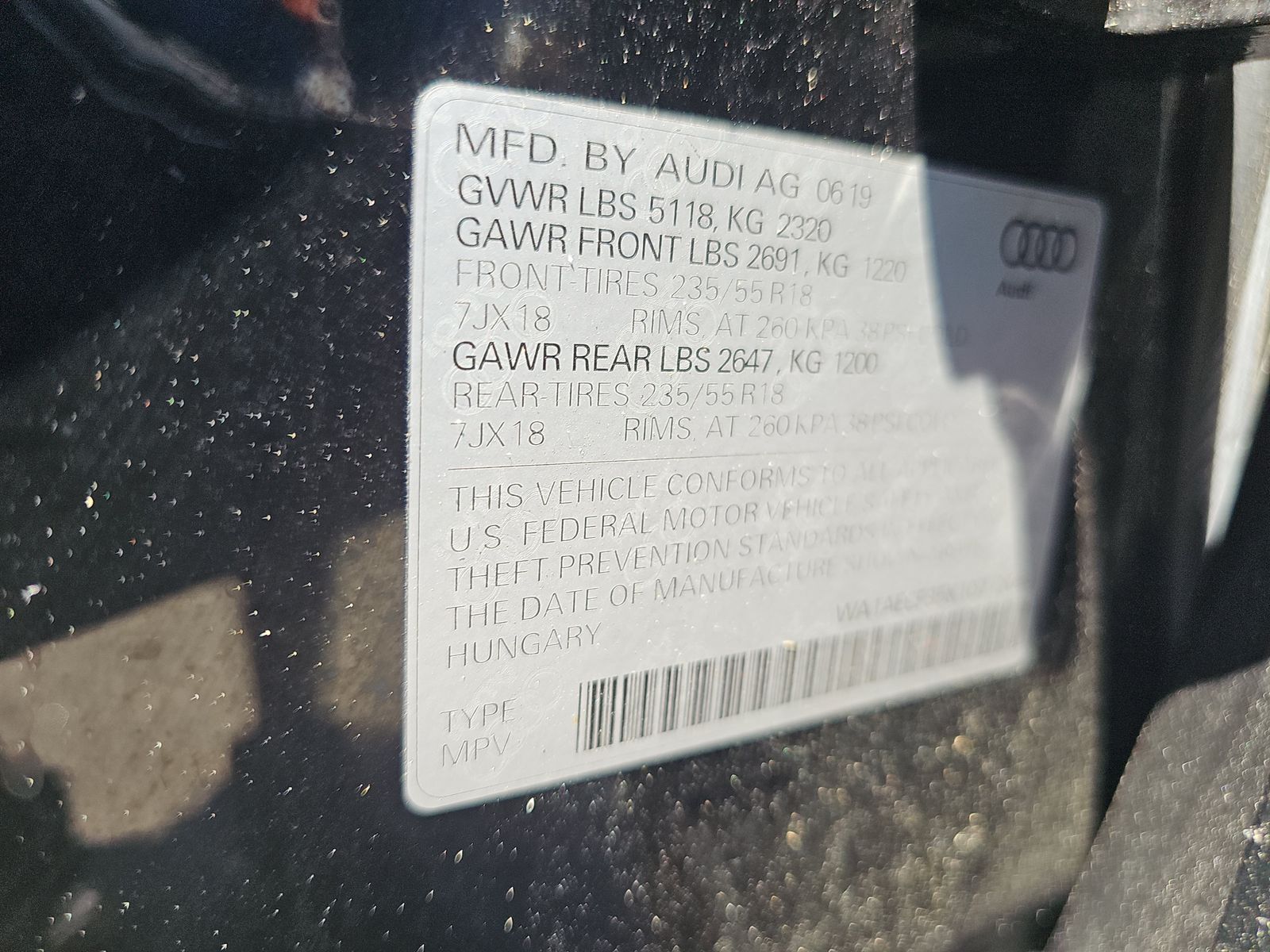 2019 Audi Q3 2.0T Premium AWD
