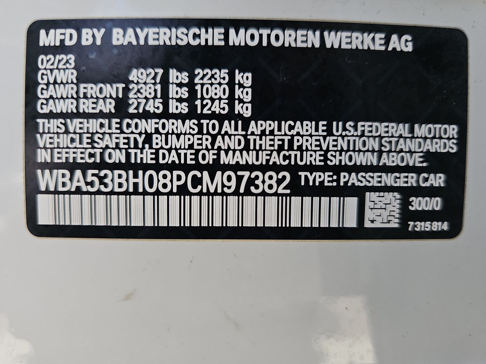 2023 BMW 5 Series 530i RWD