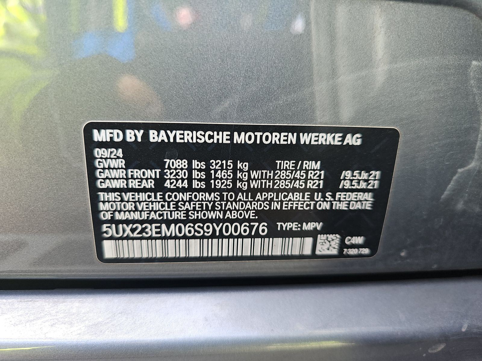 2025 BMW X7 xDrive40i AWD