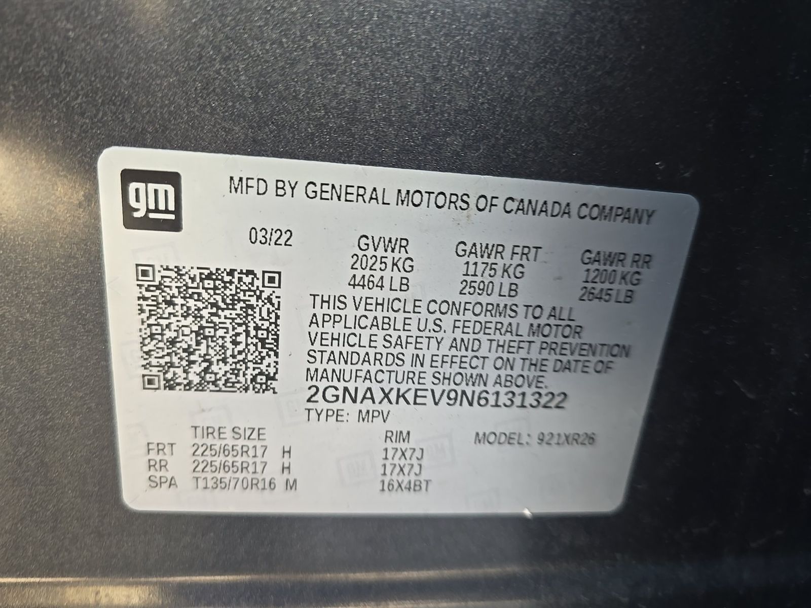 2022 Chevrolet Equinox LT FWD