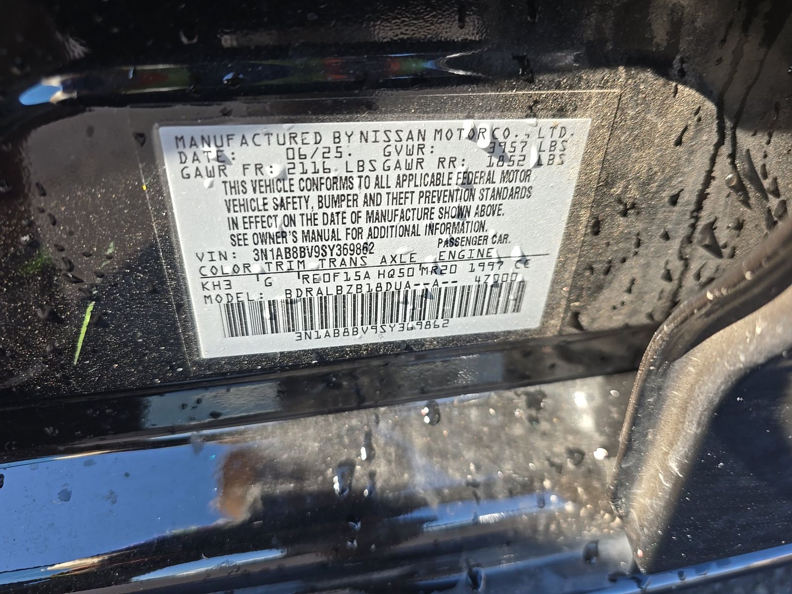 NISSAN SENTRA - 10