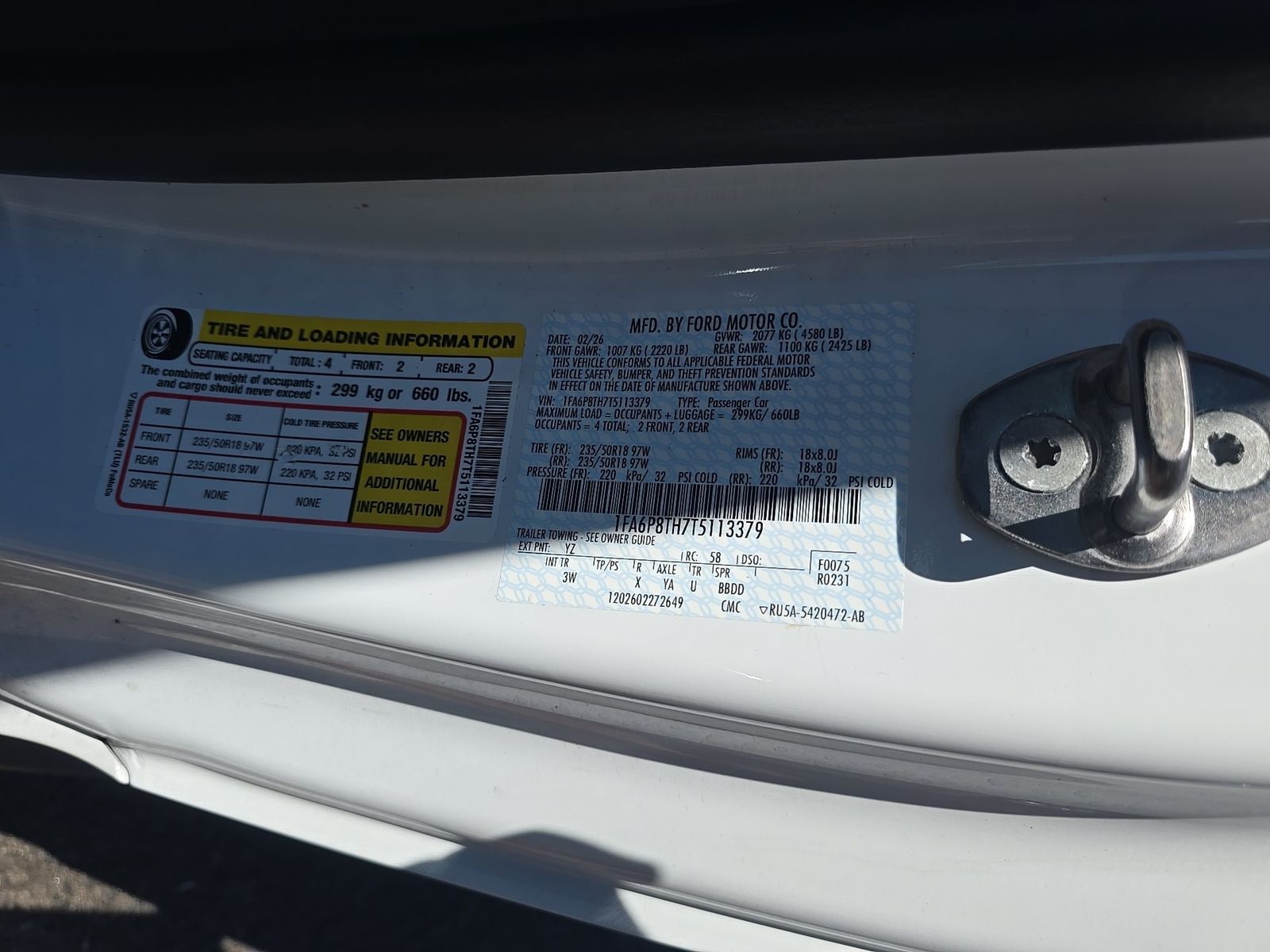 2026 Ford Mustang EcoBoost Premium RWD
