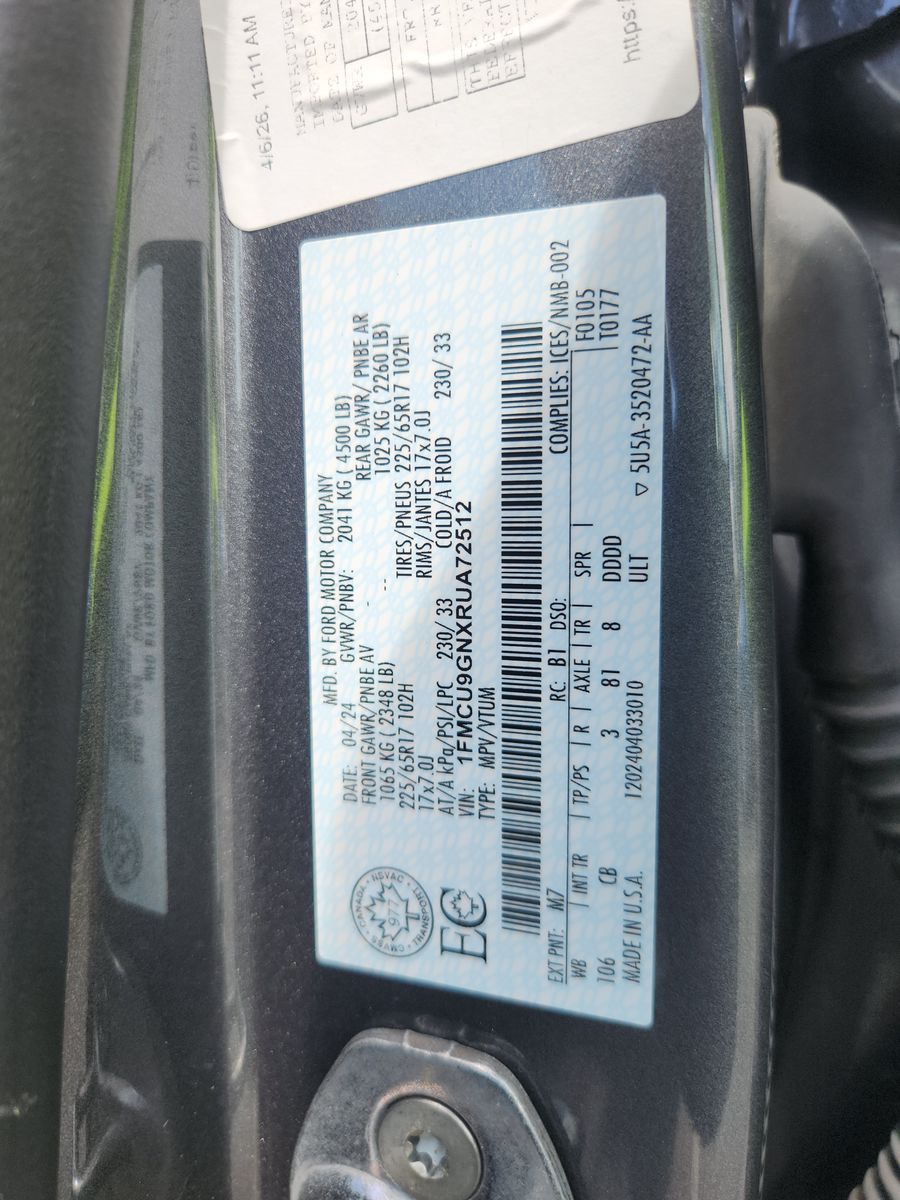 2024 Ford Escape Active AWD