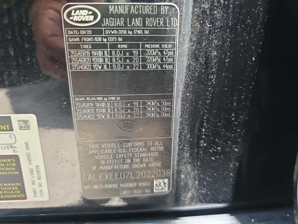 2020 Land Rover Defender 110 X AWD