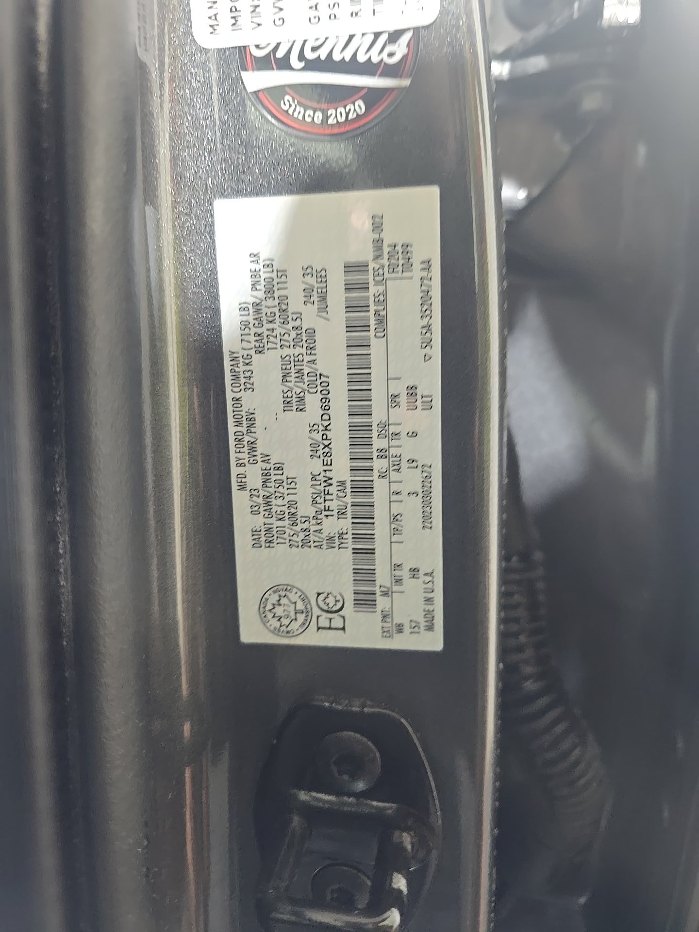 2023 Ford F-150 Lariat AWD