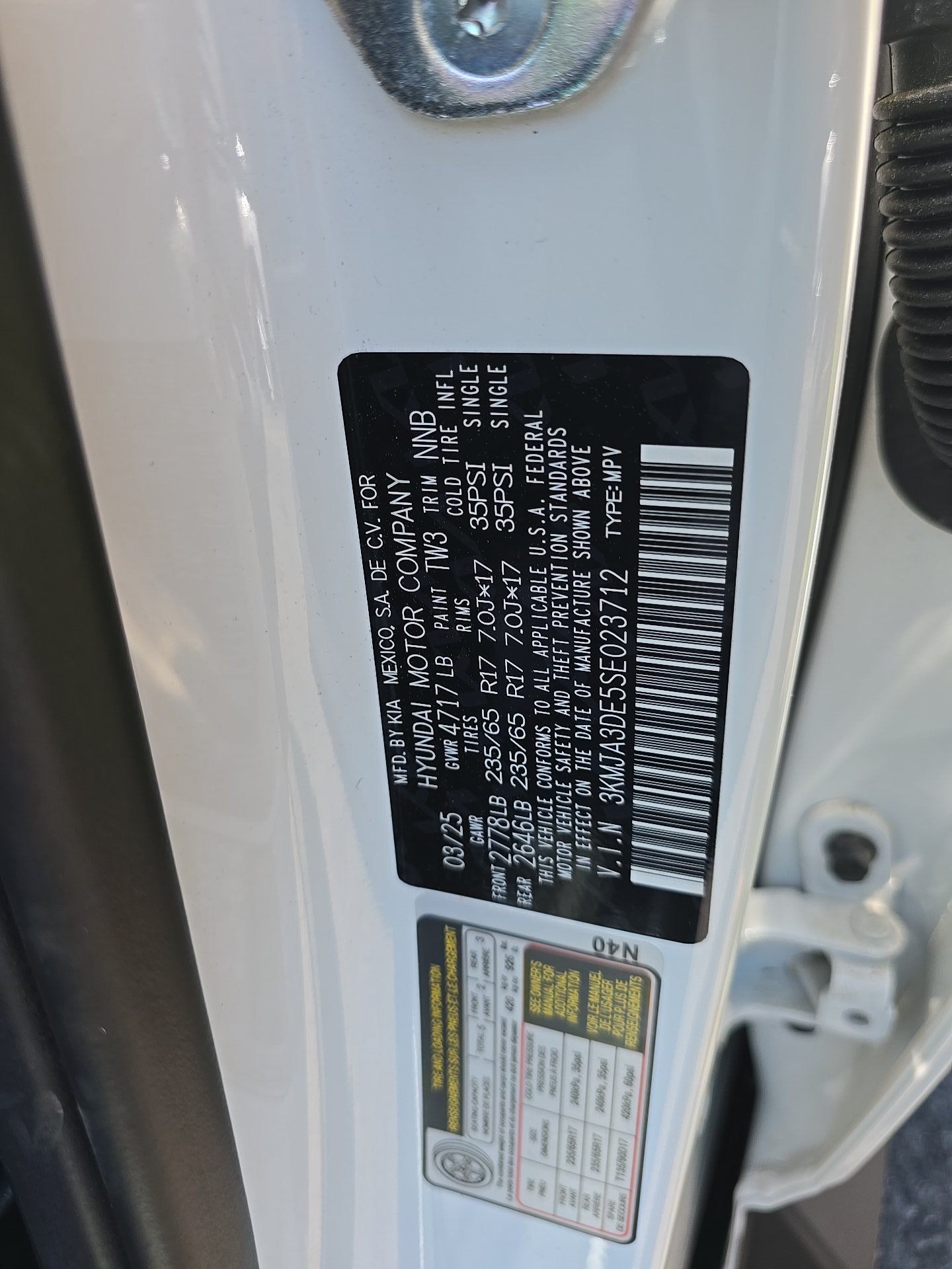 2025 Hyundai Tucson SE FWD