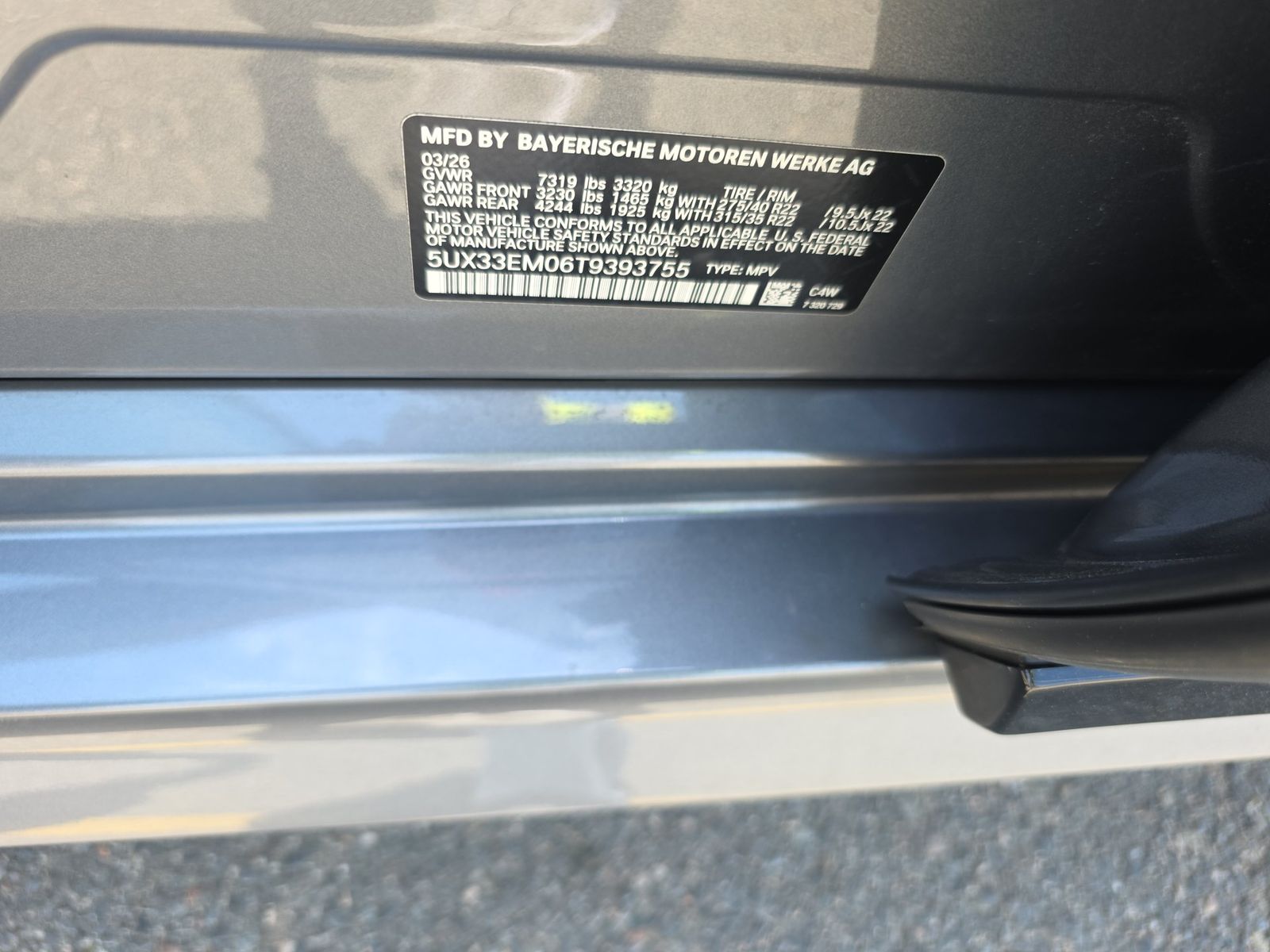2026 BMW X7 M60i AWD