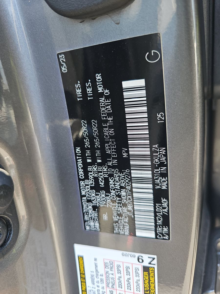2023 Lexus LX LX 600 F SPORT AWD