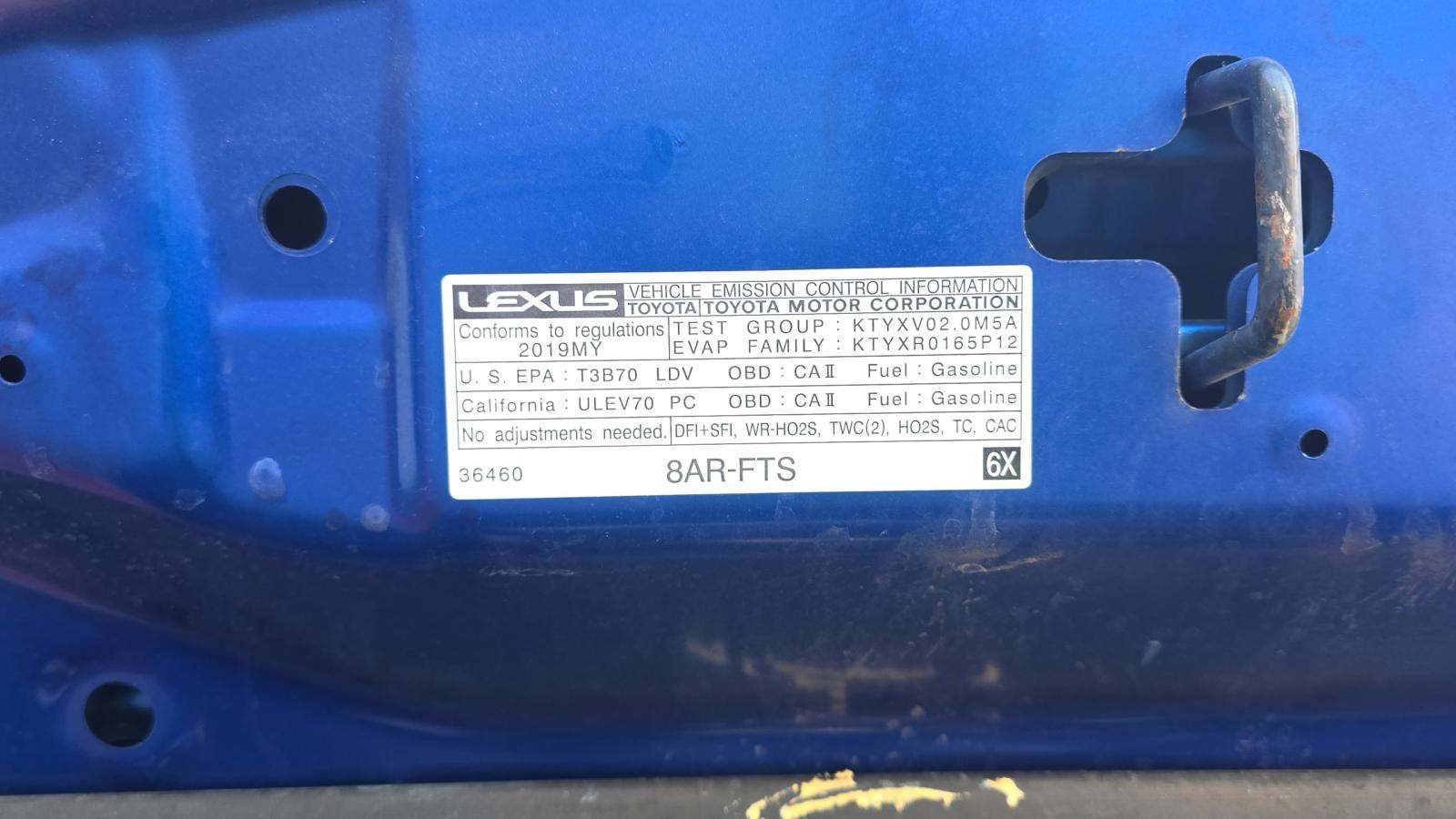 2019 Lexus IS IS 300 F SPORT RWD