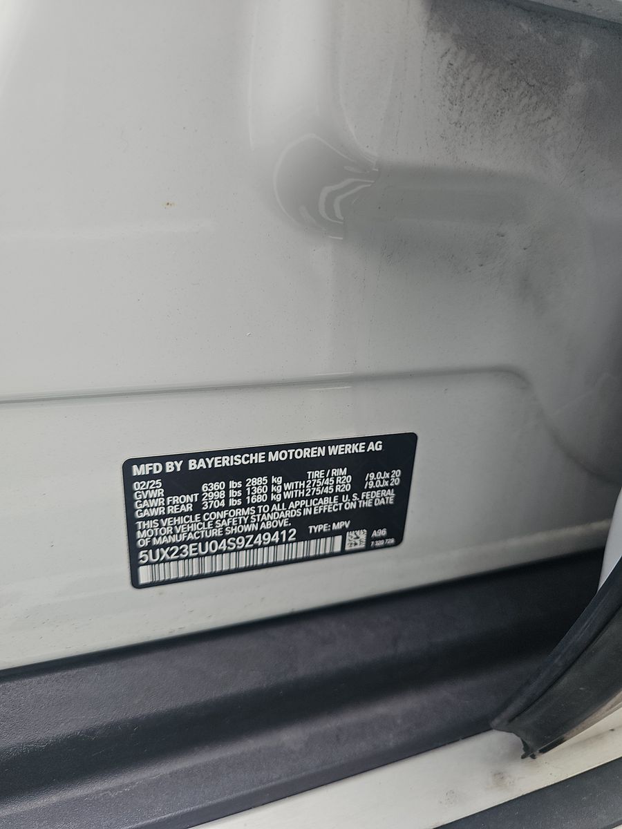 2025 BMW X5 xDrive40i AWD