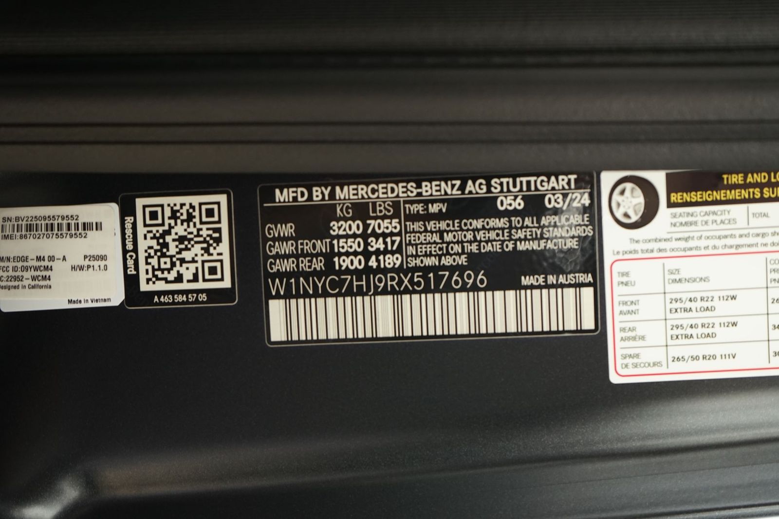 2024 Mercedes-Benz G-Class AMG G 63 AWD