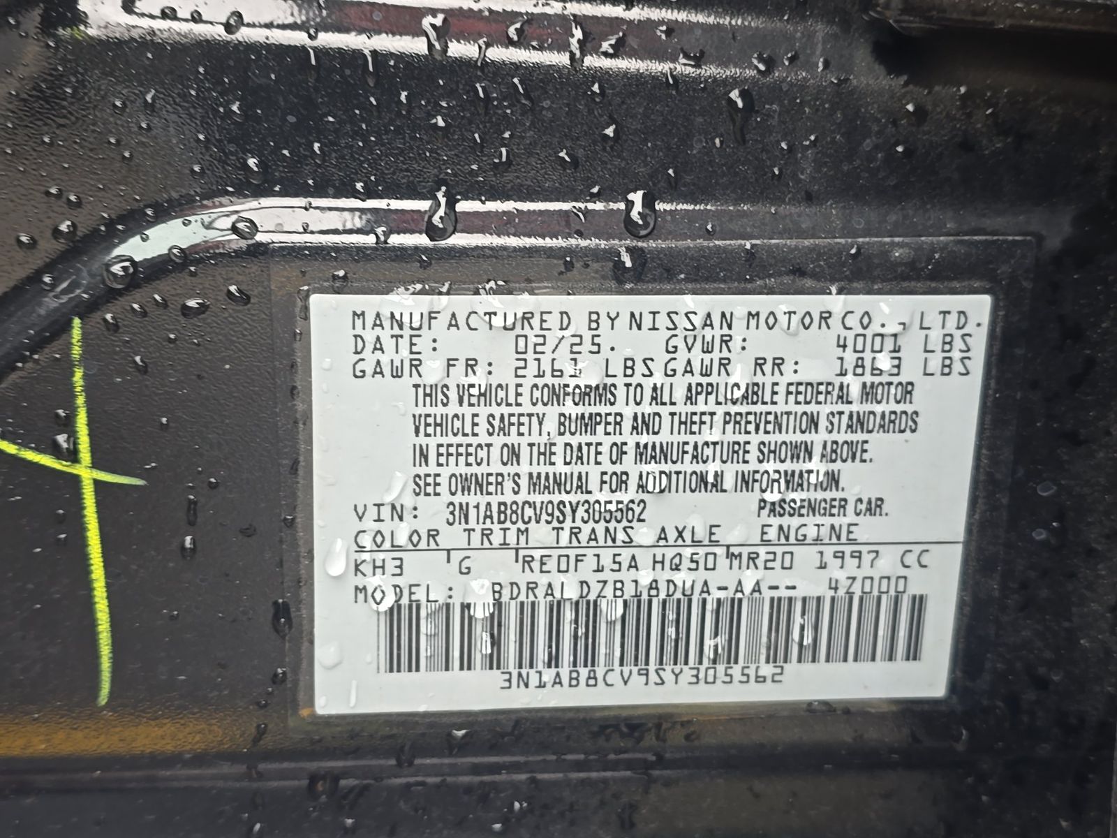 NISSAN SENTRA - 10