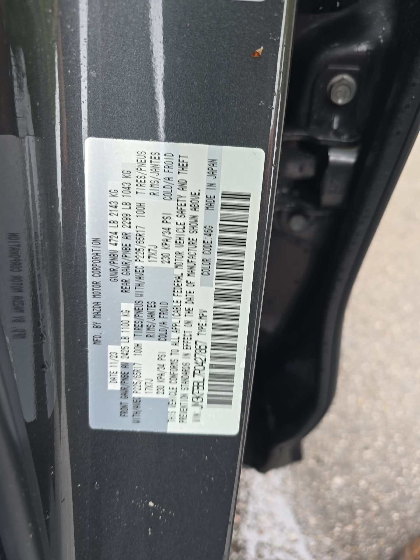 2024 MAZDA CX-5 2.5 S Select Package AWD