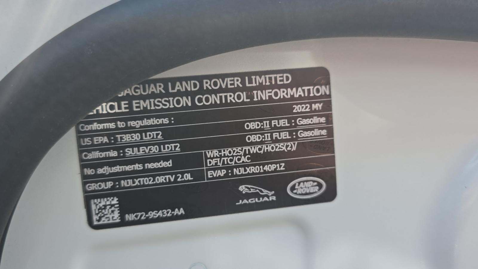 2022 Land Rover Range Rover Evoque S AWD