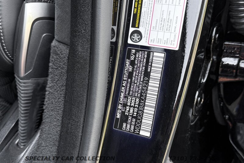 2019 Mercedes-Benz S-Class AMG S 63 AWD