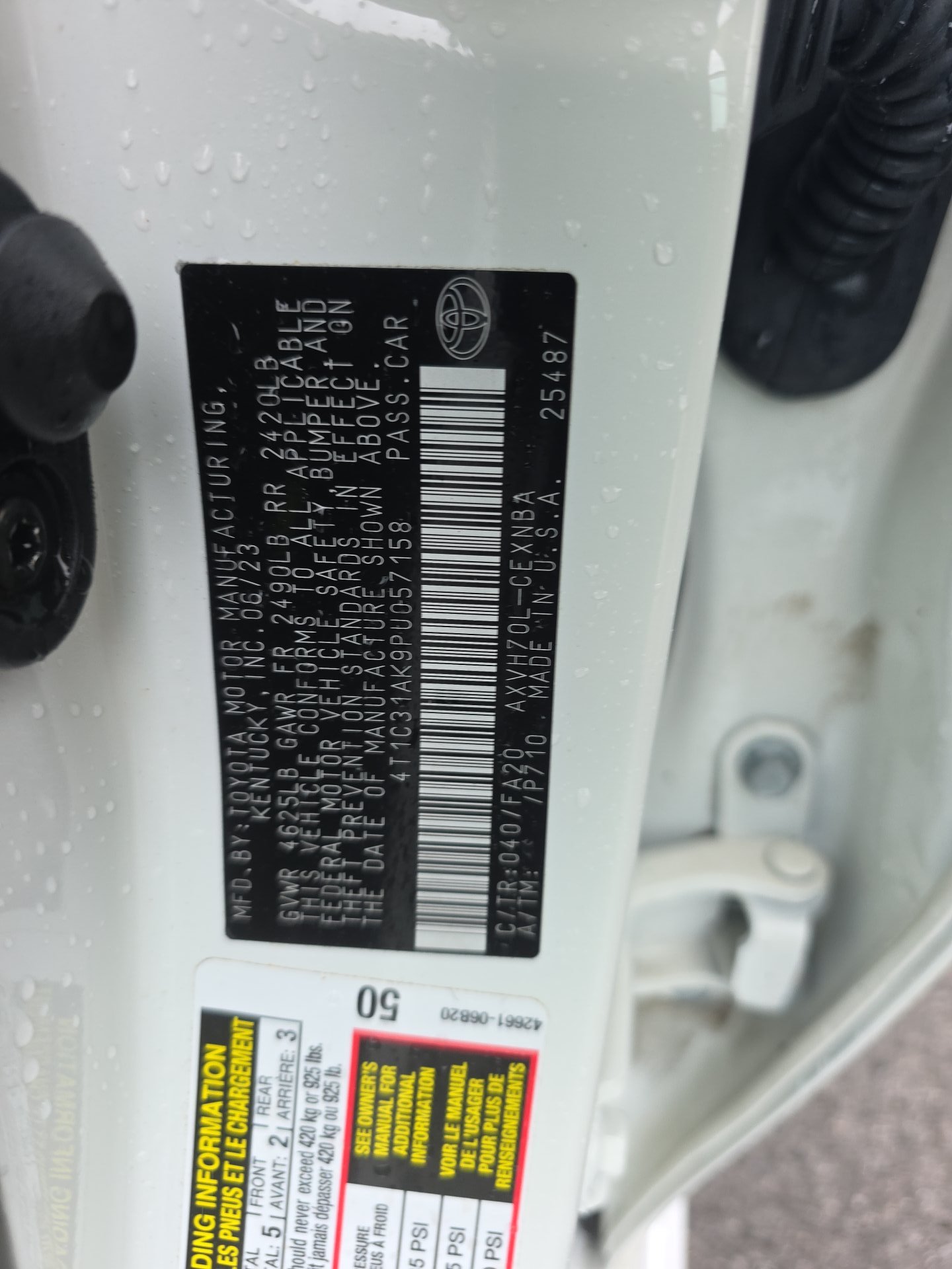 2023 Toyota Camry Hybrid LE FWD