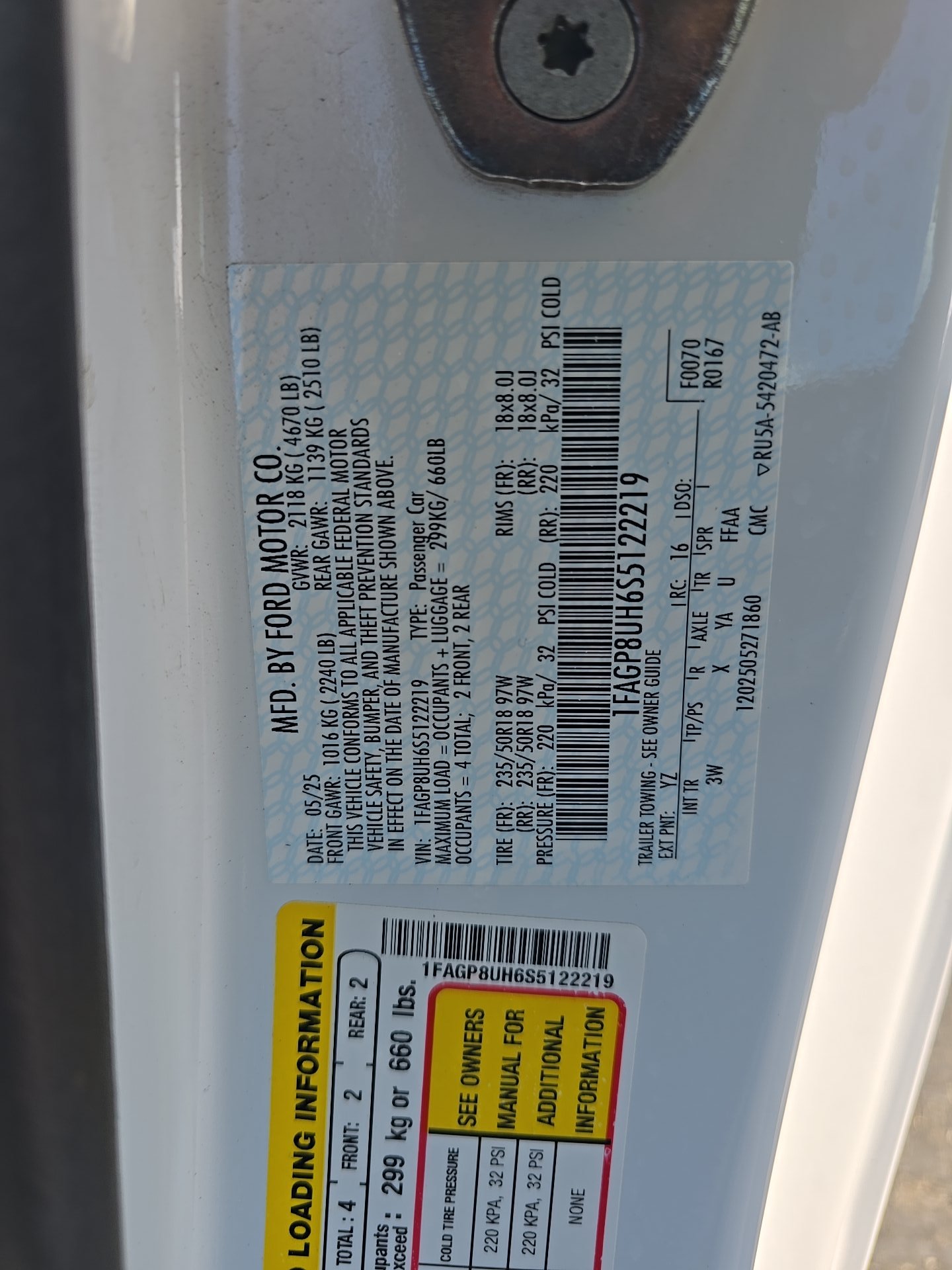 2025 Ford Mustang EcoBoost Premium RWD