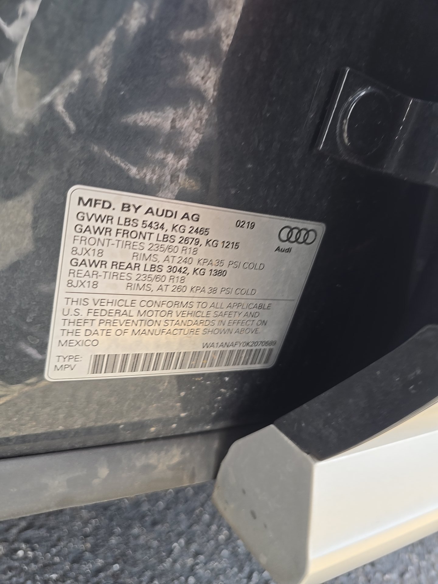 2019 Audi Q5 Premium AWD