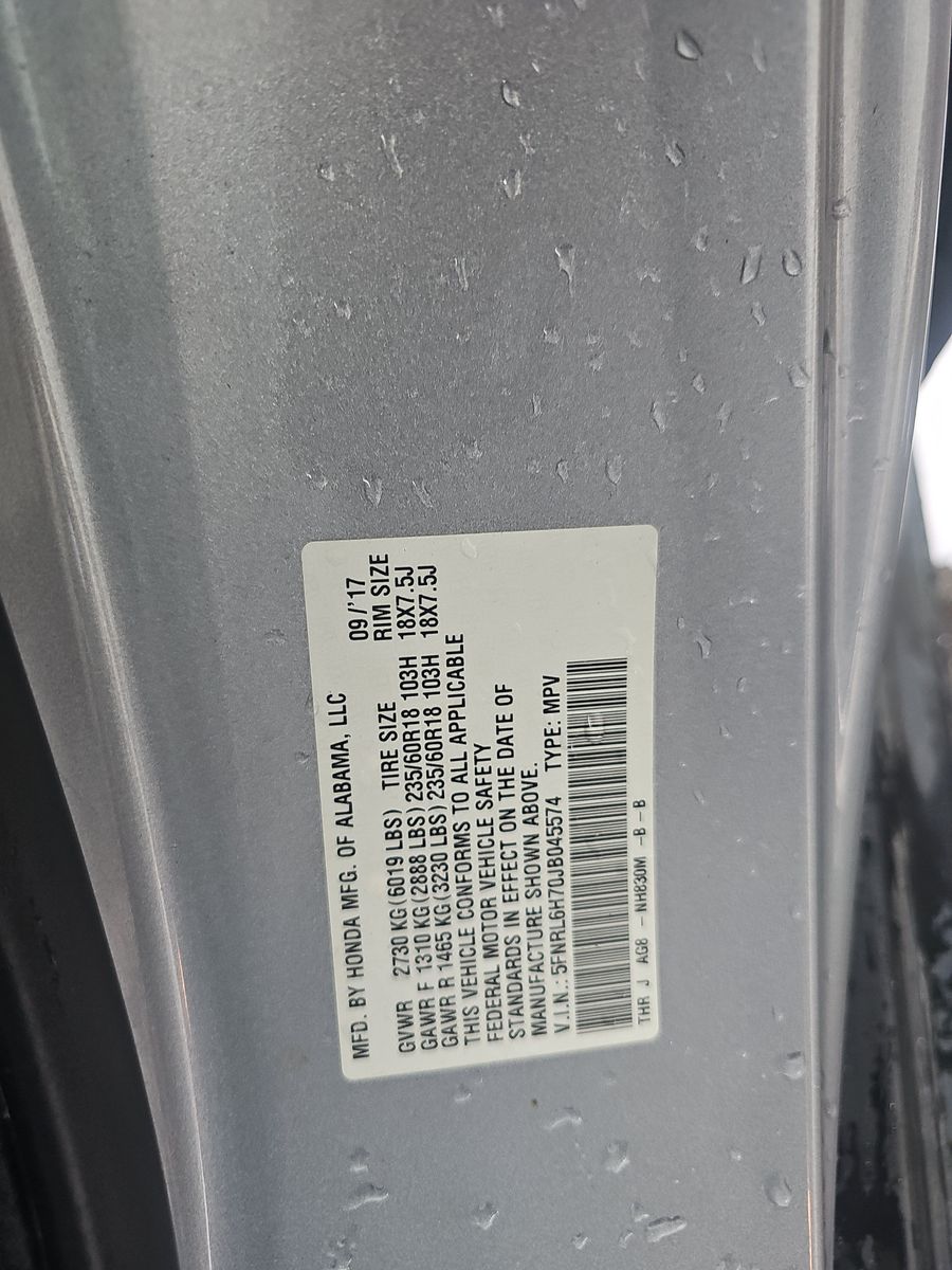 2018 Honda Odyssey EX-L FWD
