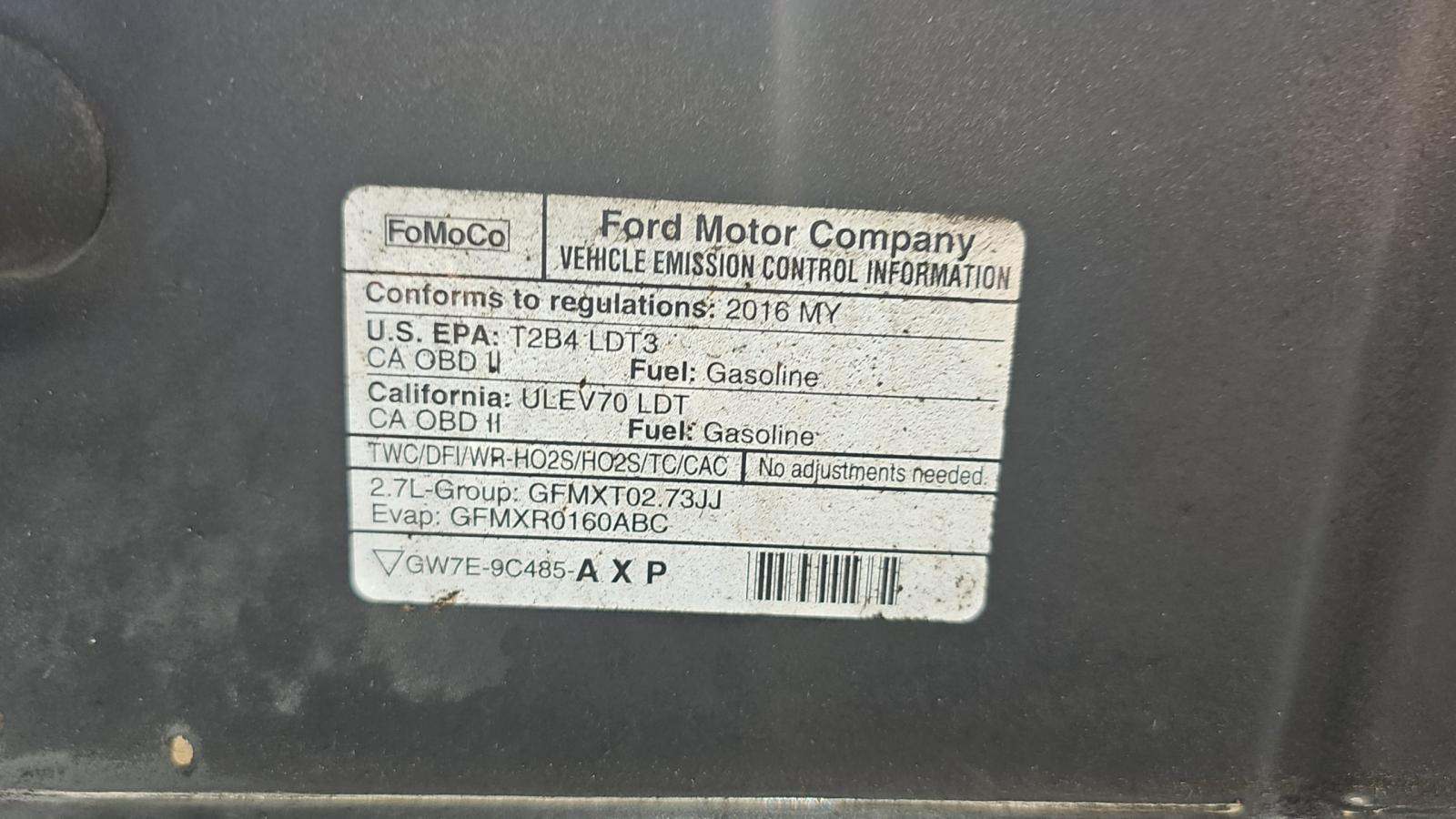 2016 Ford F-150 XLT RWD