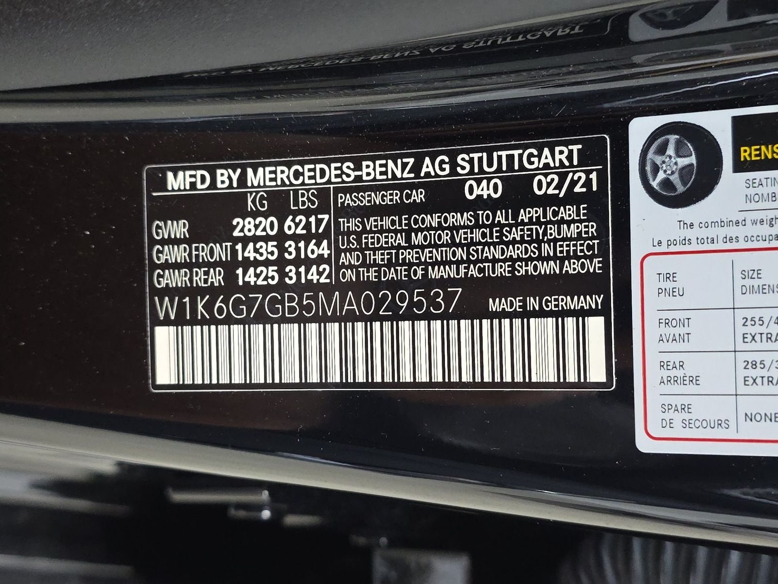 2021 Mercedes-Benz S-Class S 580 AWD