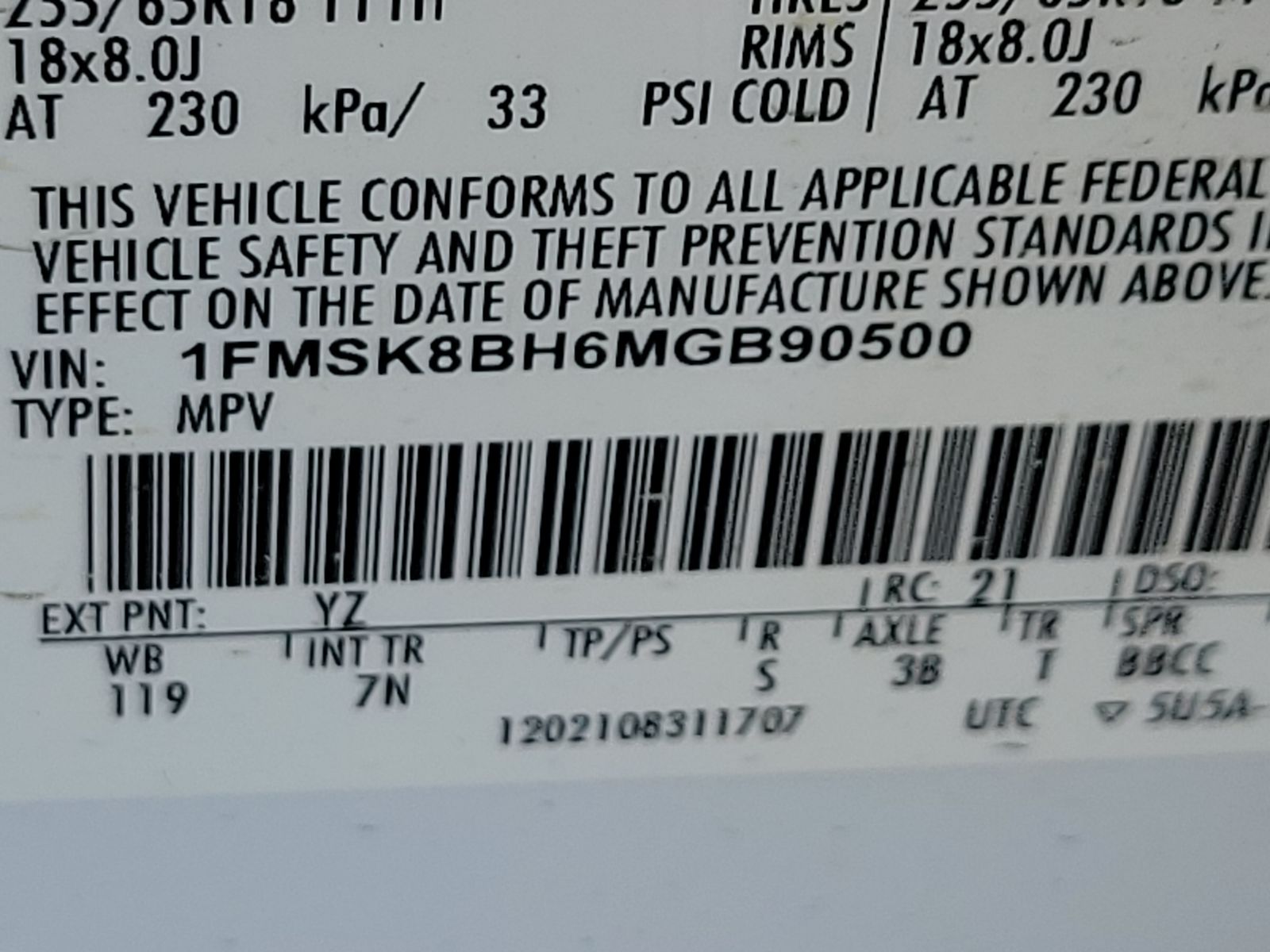 2021 Ford Explorer Base AWD