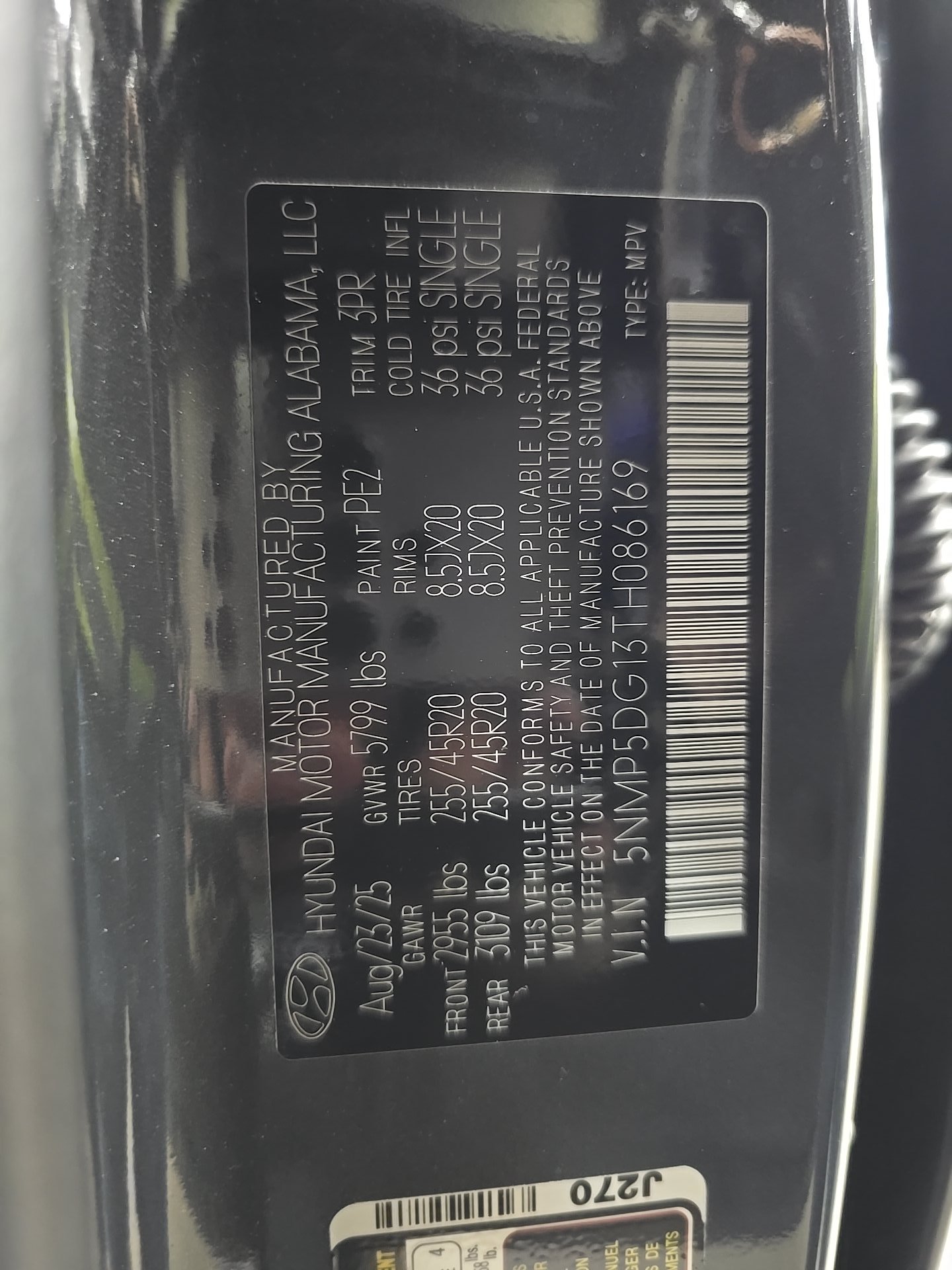2026 Hyundai Santa Fe Hybrid Calligraphy AWD