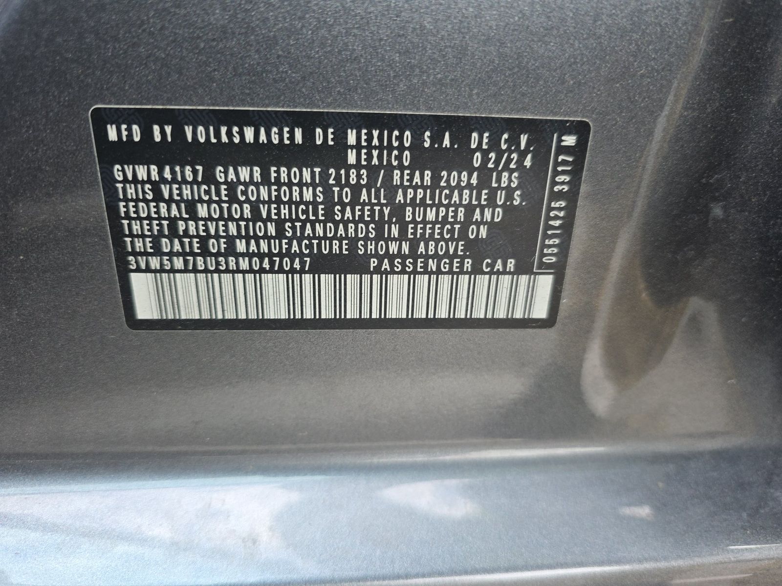 2024 Volkswagen Jetta 1.5T S FWD