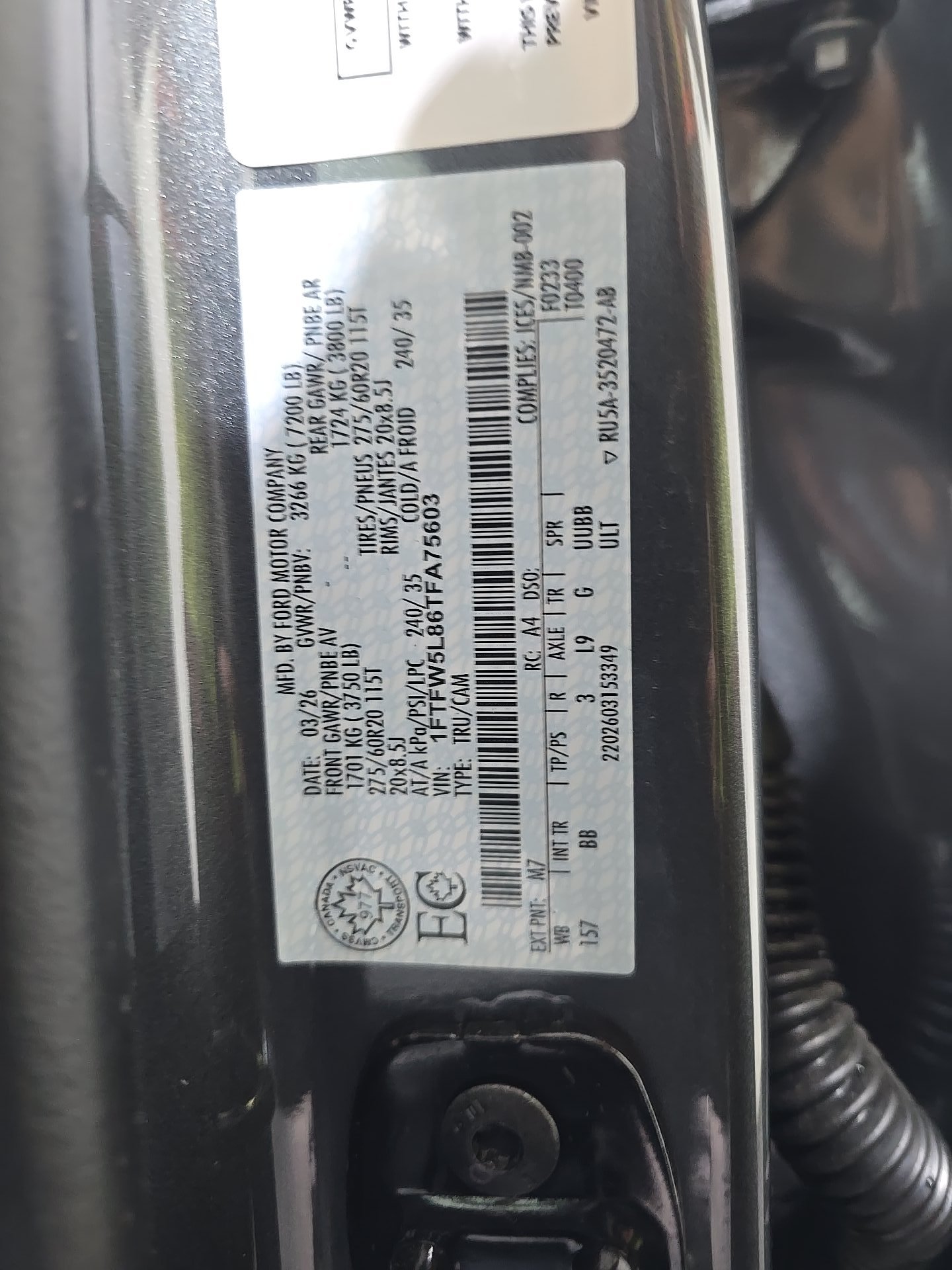 2026 Ford F-150 Lariat AWD