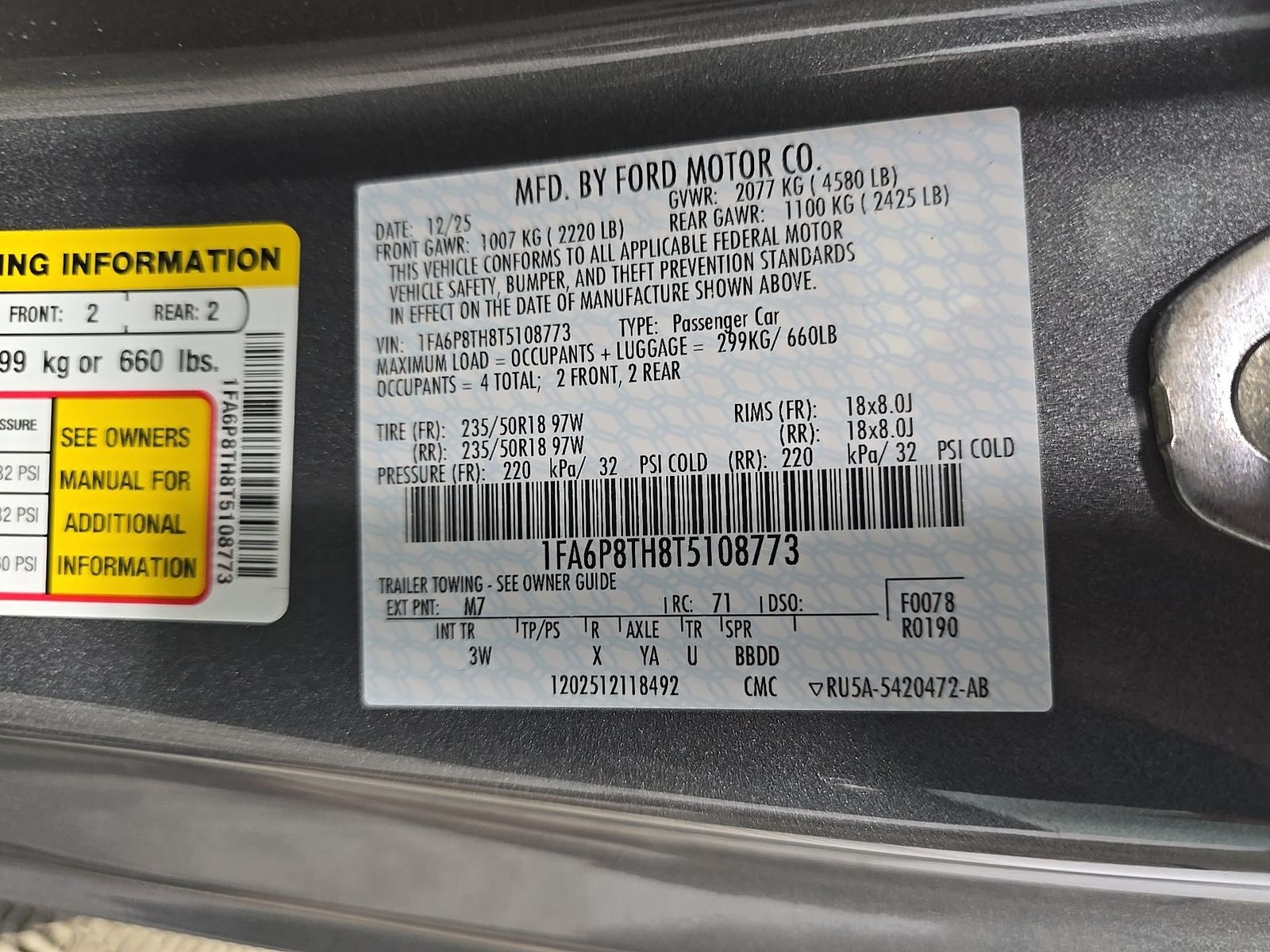 2026 Ford Mustang EcoBoost Premium RWD
