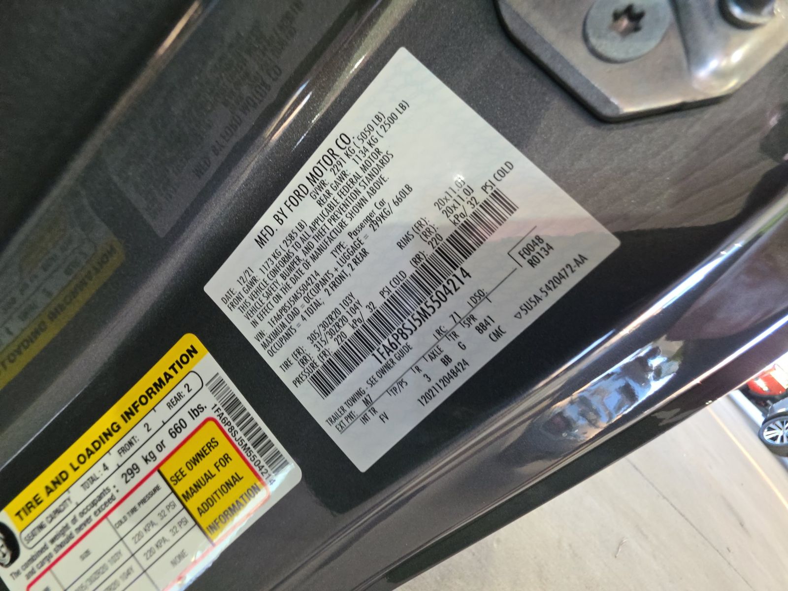 2021 Ford Mustang Shelby GT500 RWD