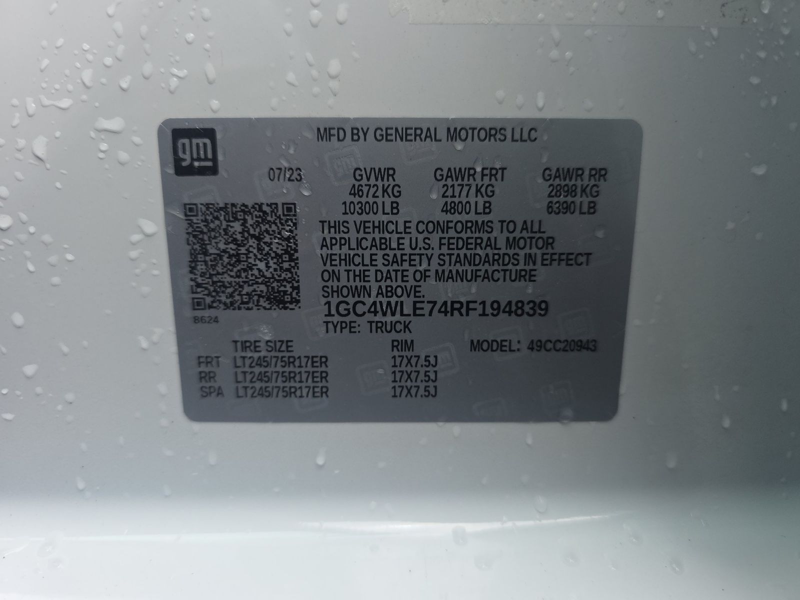 2024 Chevrolet Silverado 2500HD Work Truck RWD