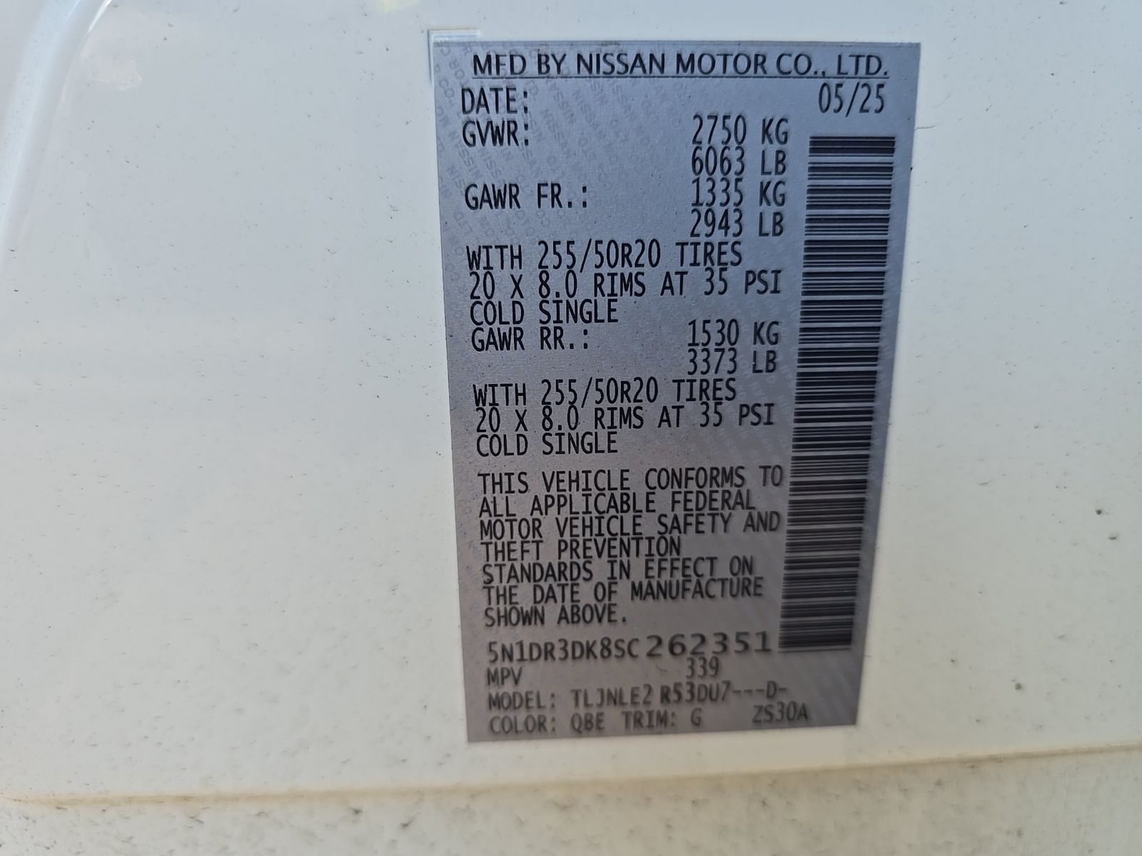 2025 Nissan Pathfinder Platinum AWD