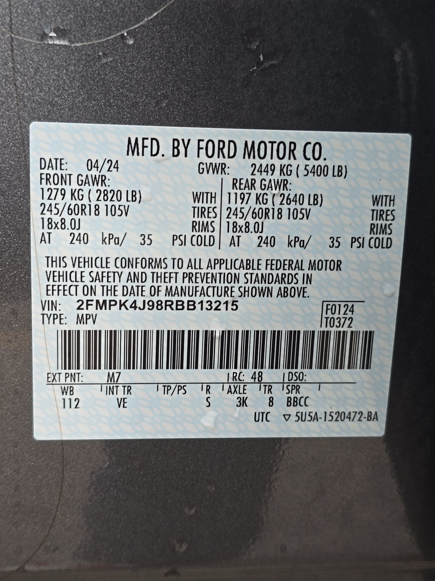 2024 Ford Edge SEL AWD