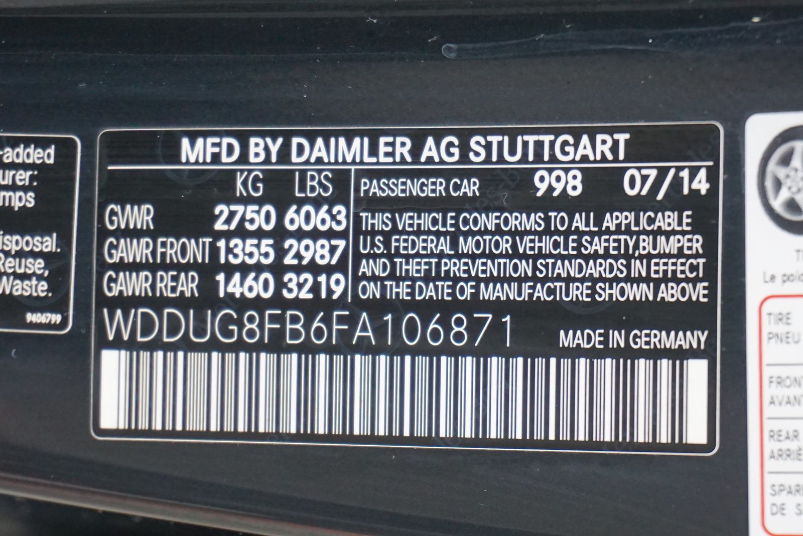 2015 Mercedes-Benz S-Class S 550 AWD
