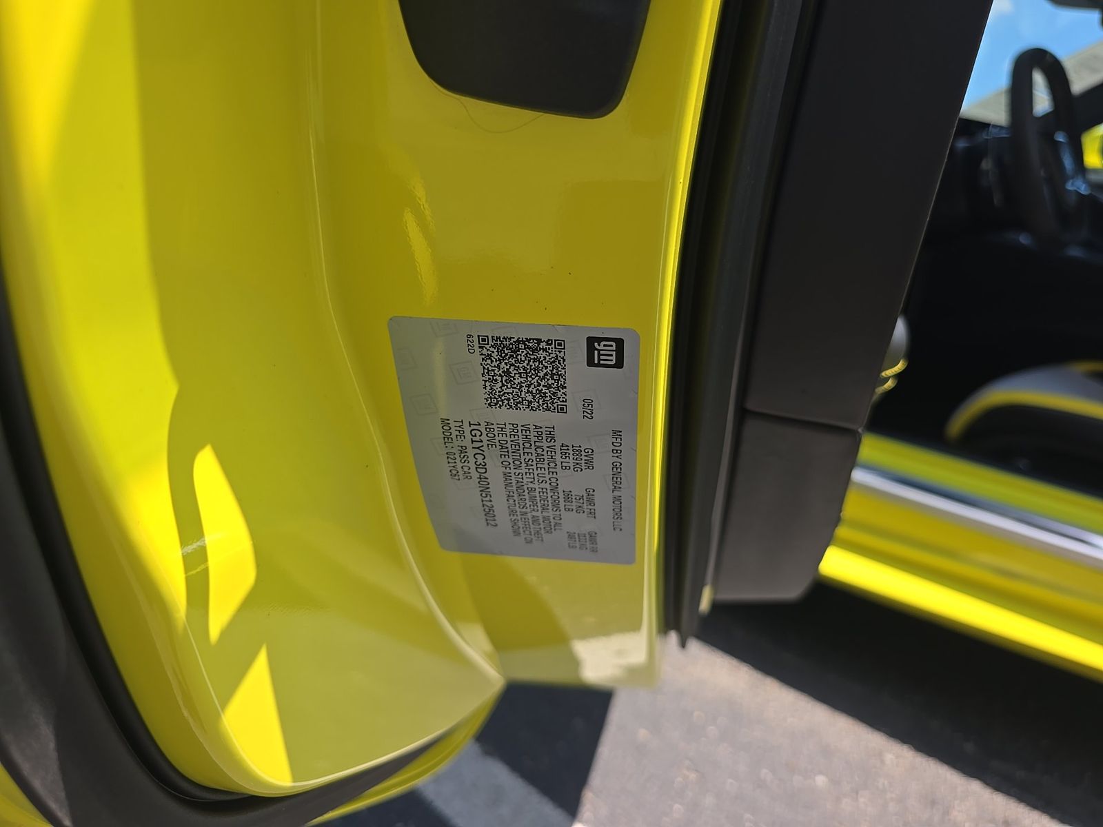 2022 Chevrolet Corvette Stingray RWD