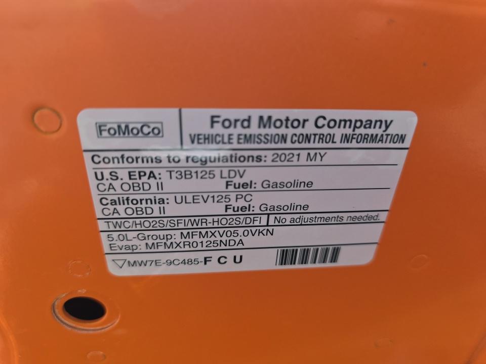 2021 Ford Mustang Mach 1 RWD