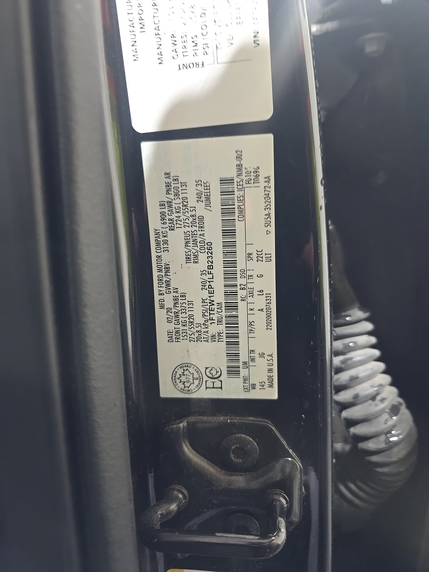 2020 Ford F-150 XL AWD
