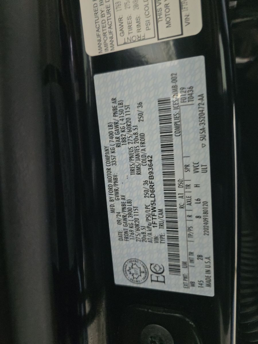 2024 Ford F-150 Hybrid Lariat AWD