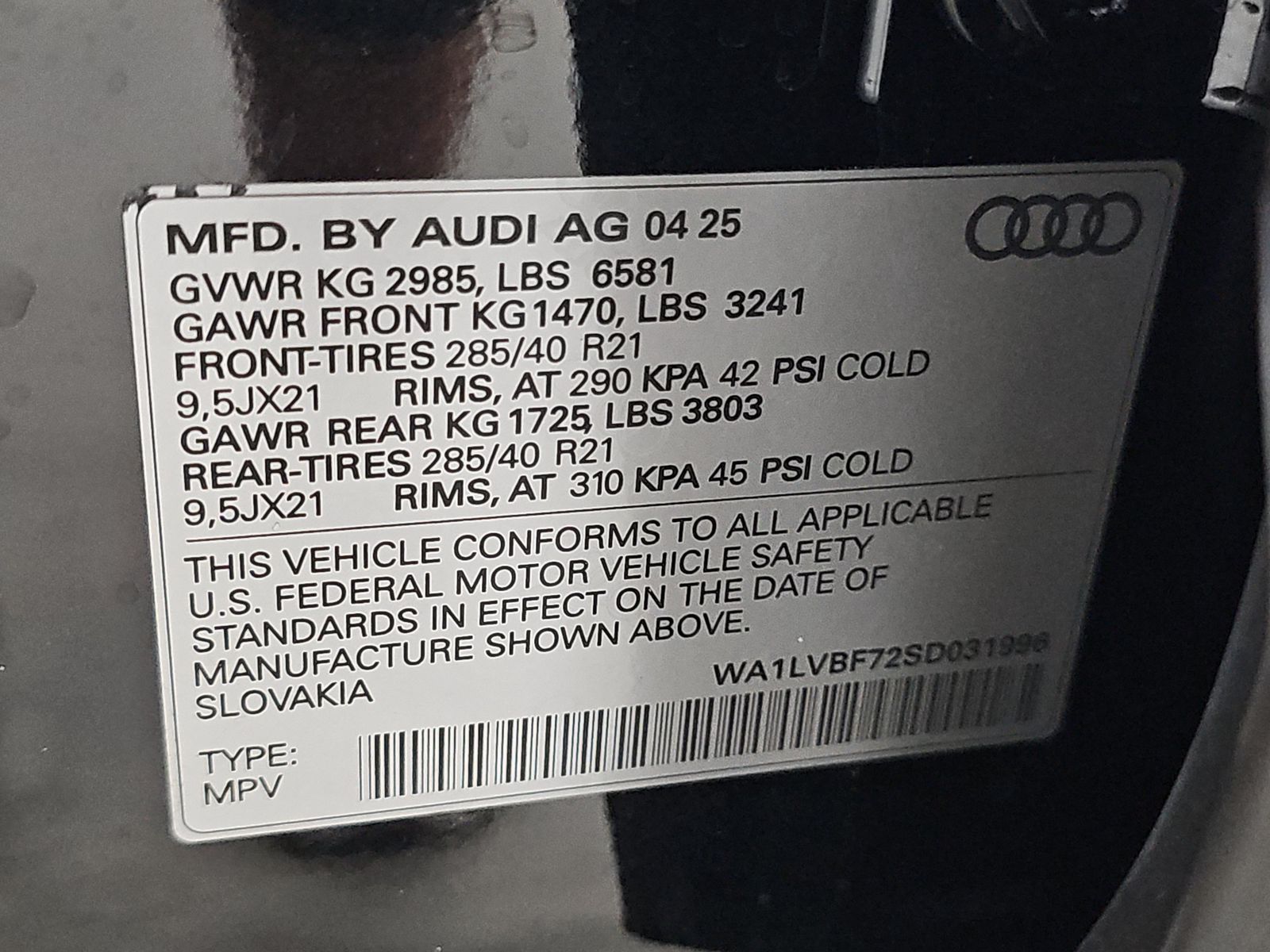 2025 Audi Q7 Premium Plus AWD