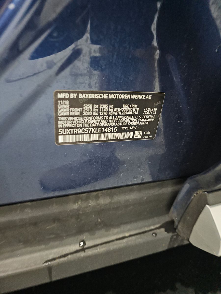 2019 BMW X3 xDrive30i AWD