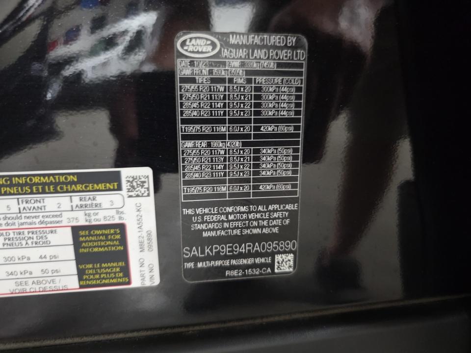 2024 Land Rover Range Rover SE AWD