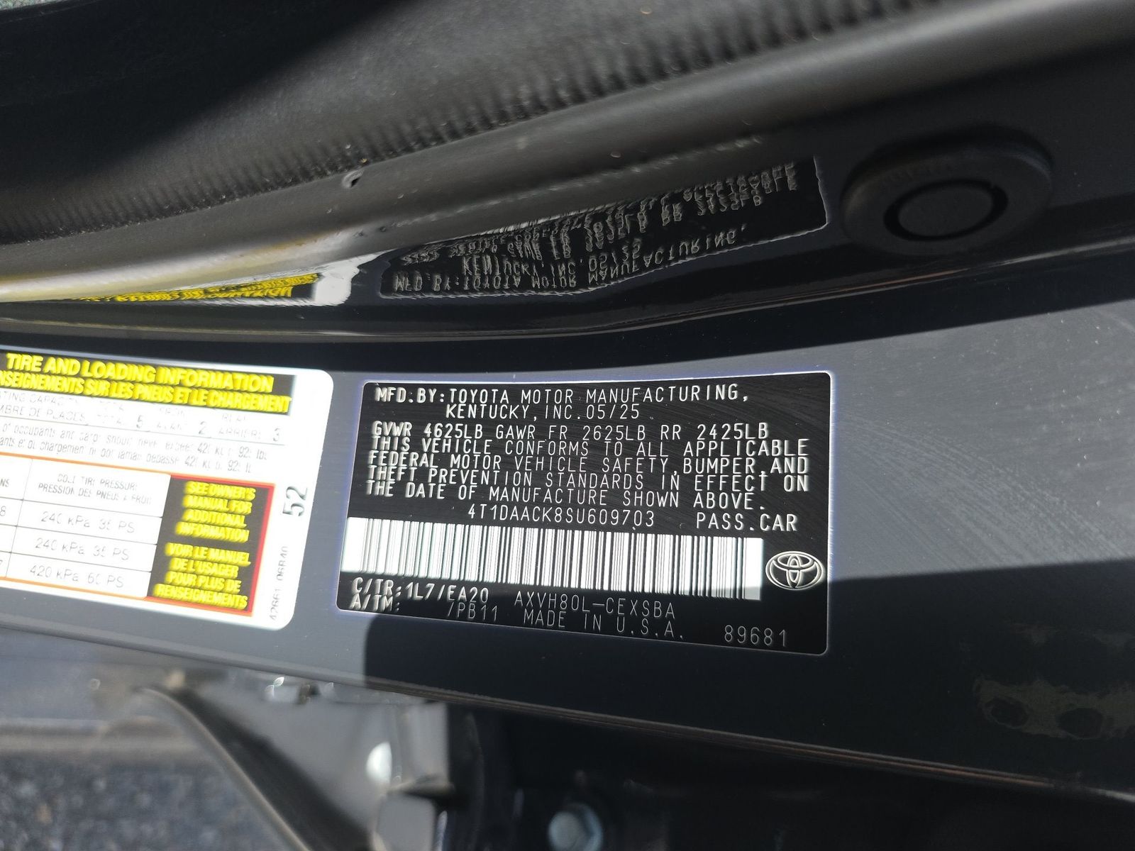 2025 Toyota Camry SE FWD