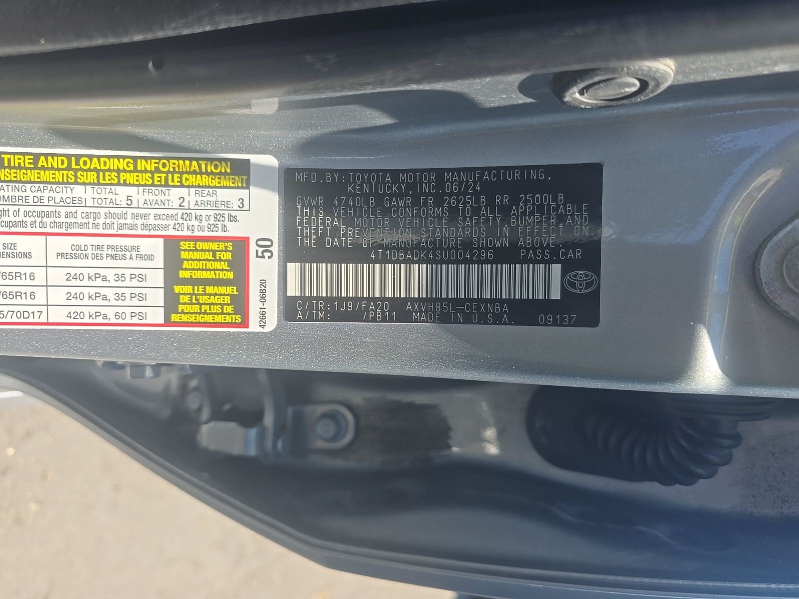 2025 Toyota Camry LE AWD