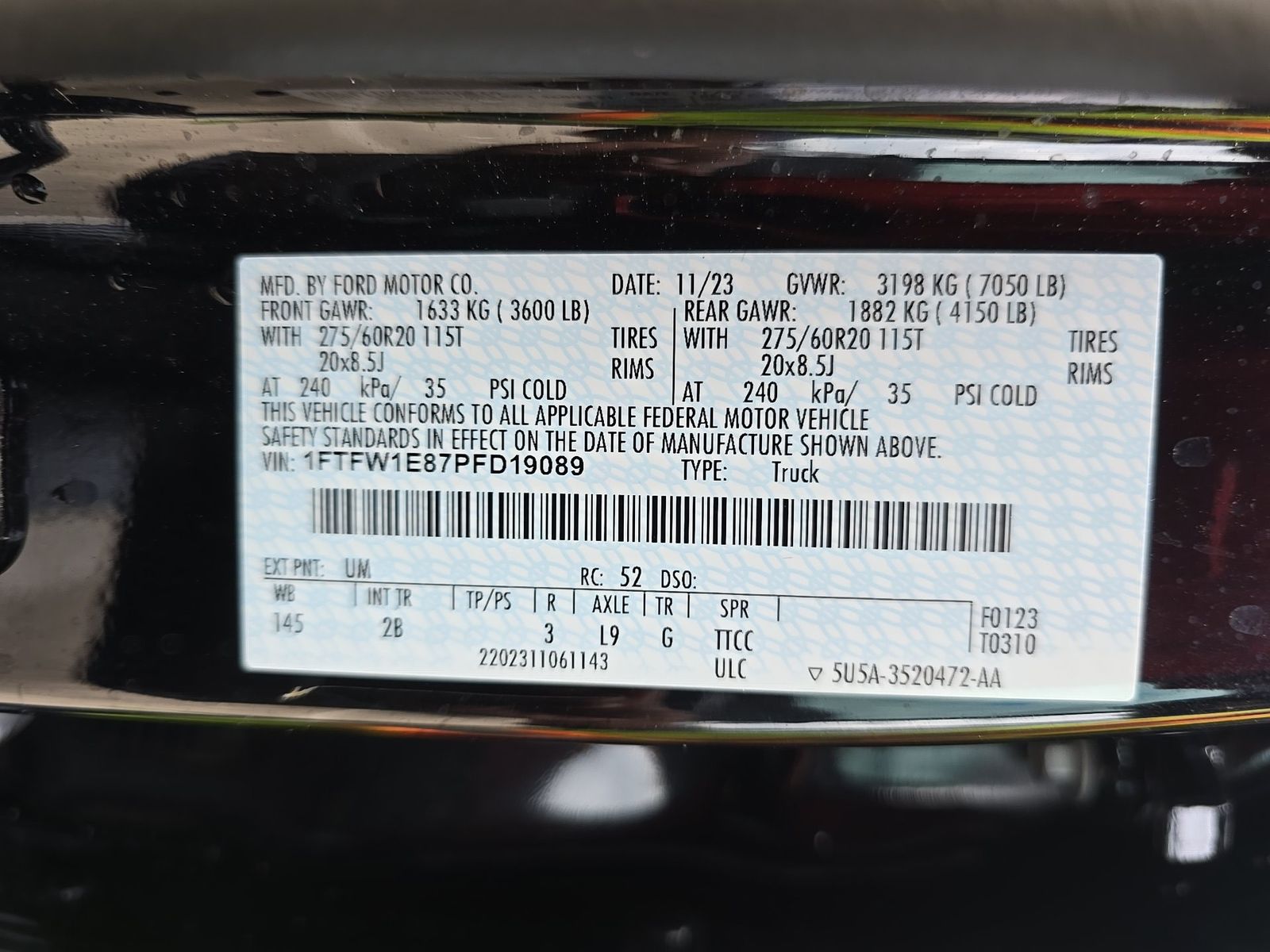 2023 Ford F-150 Lariat AWD